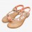 Women Fashion Rhinestone Bohemia Wearable Clip Toe Sandals